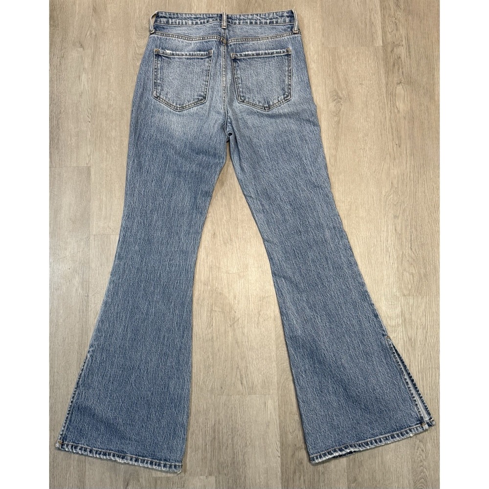 Willow & Root The Flared Out Jeans Women Size 27 High Rise Light Wash Flare - Picture 12 of 13